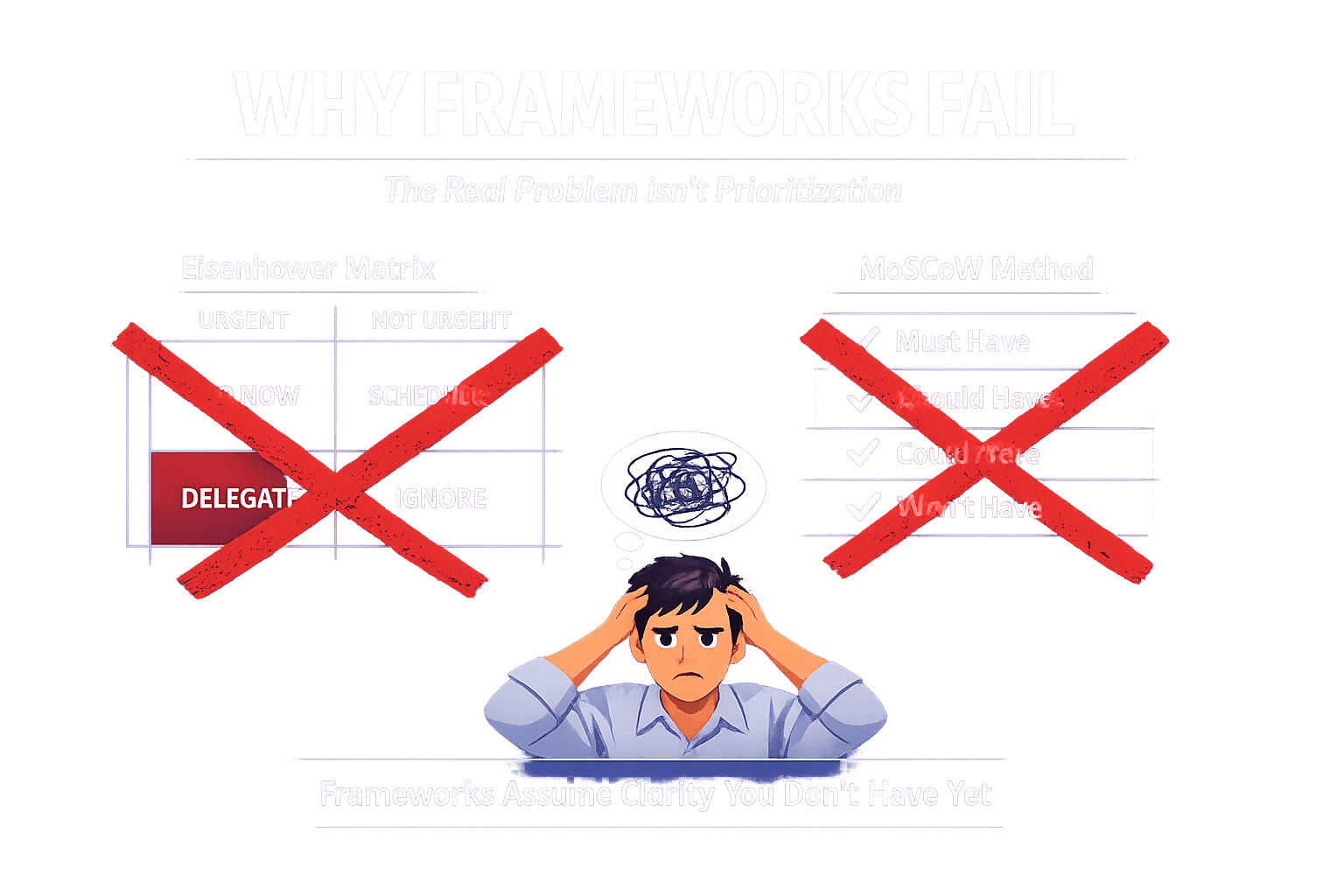 Cover Image for Why Prioritization Frameworks Fail Solo Founders