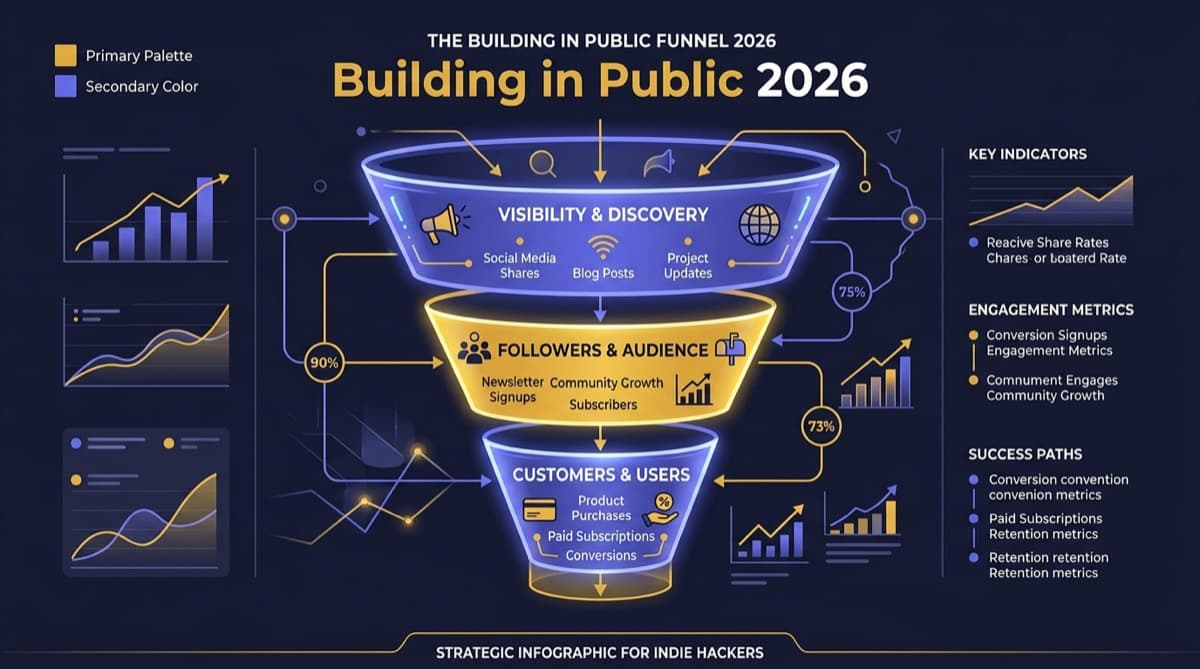 Cover Image for Building in Public: What Actually Works in 2026 (And What's Just Noise)