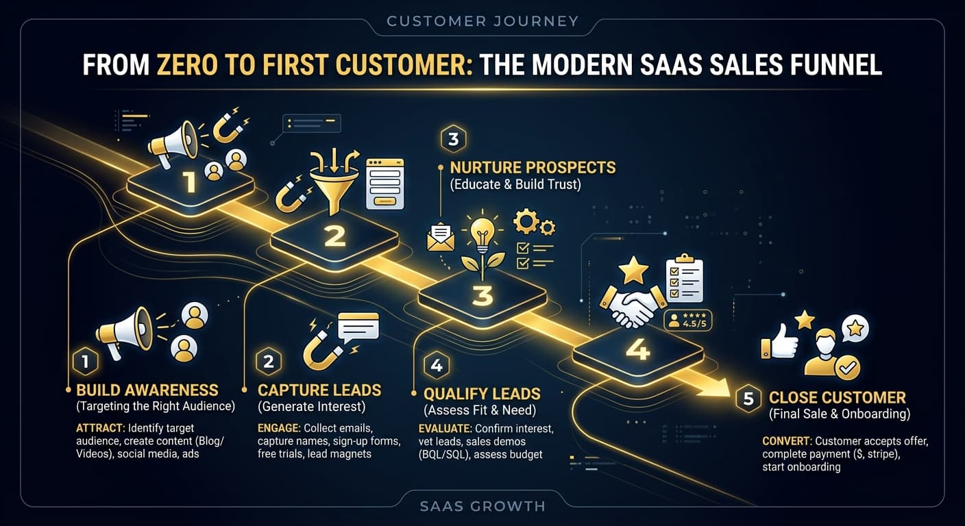Cover Image for The First Customer Playbook: From Zero to One Paying User Without Spending a Dollar