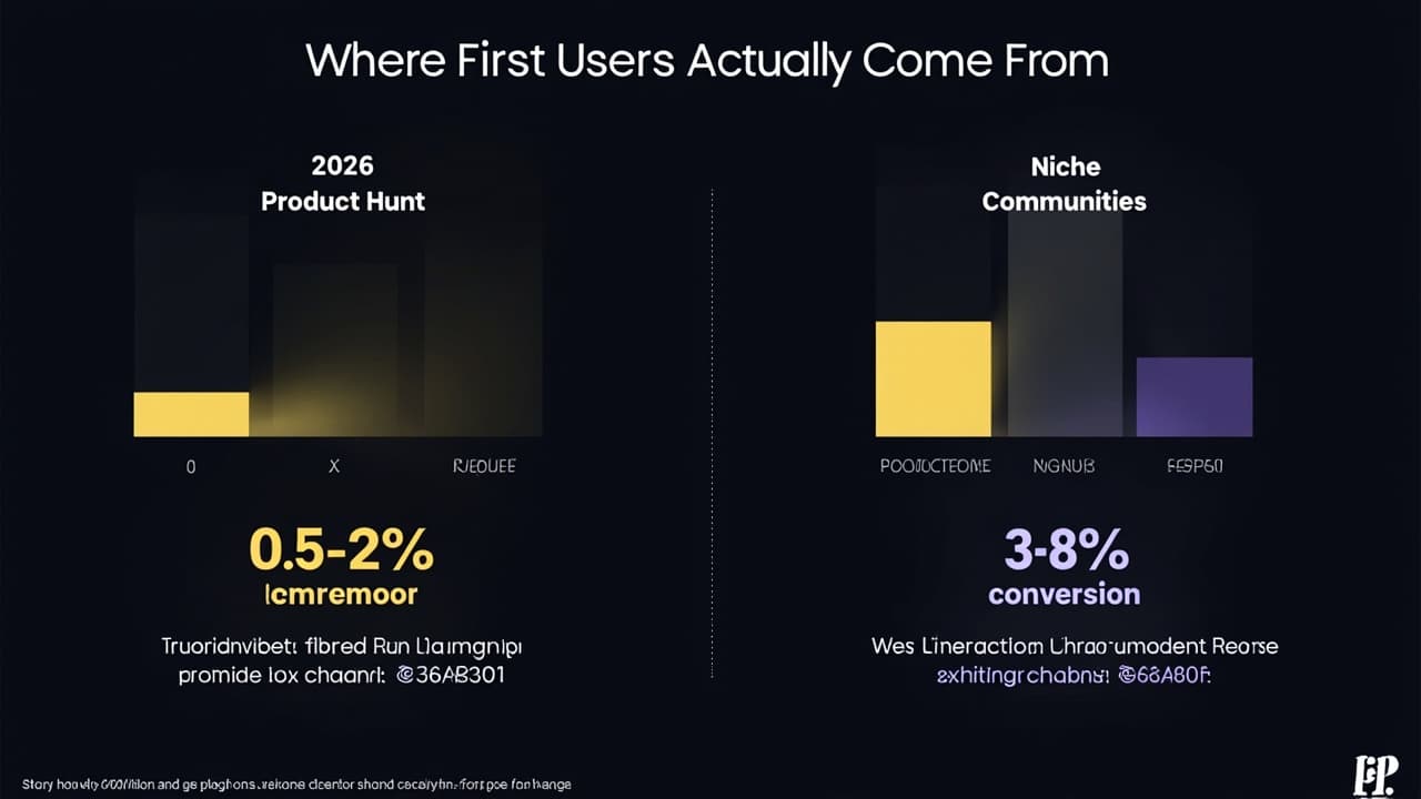 Cover Image for Product Hunt Is Dead for Indie Hackers. Here's Where First Users Actually Come From in 2026