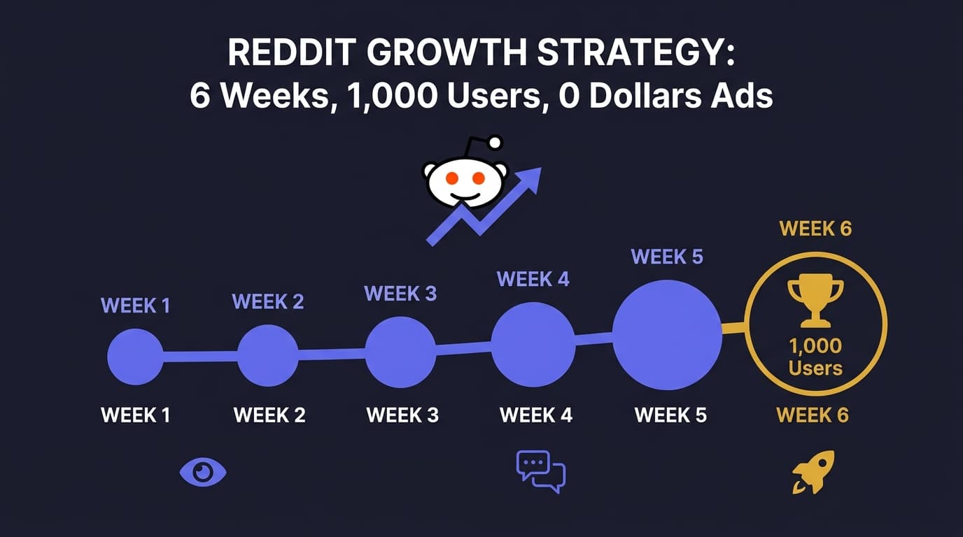 Cover Image for The Reddit Playbook: How to Get Your First 1,000 Users for Free