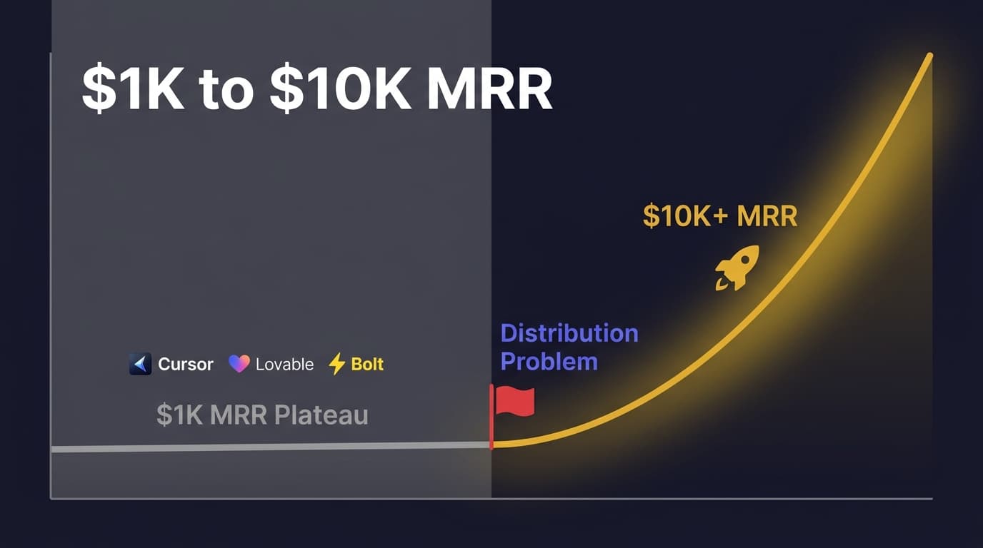 Cover Image for How Vibe Coders Actually Hit $10K MRR: The 2026 Playbook