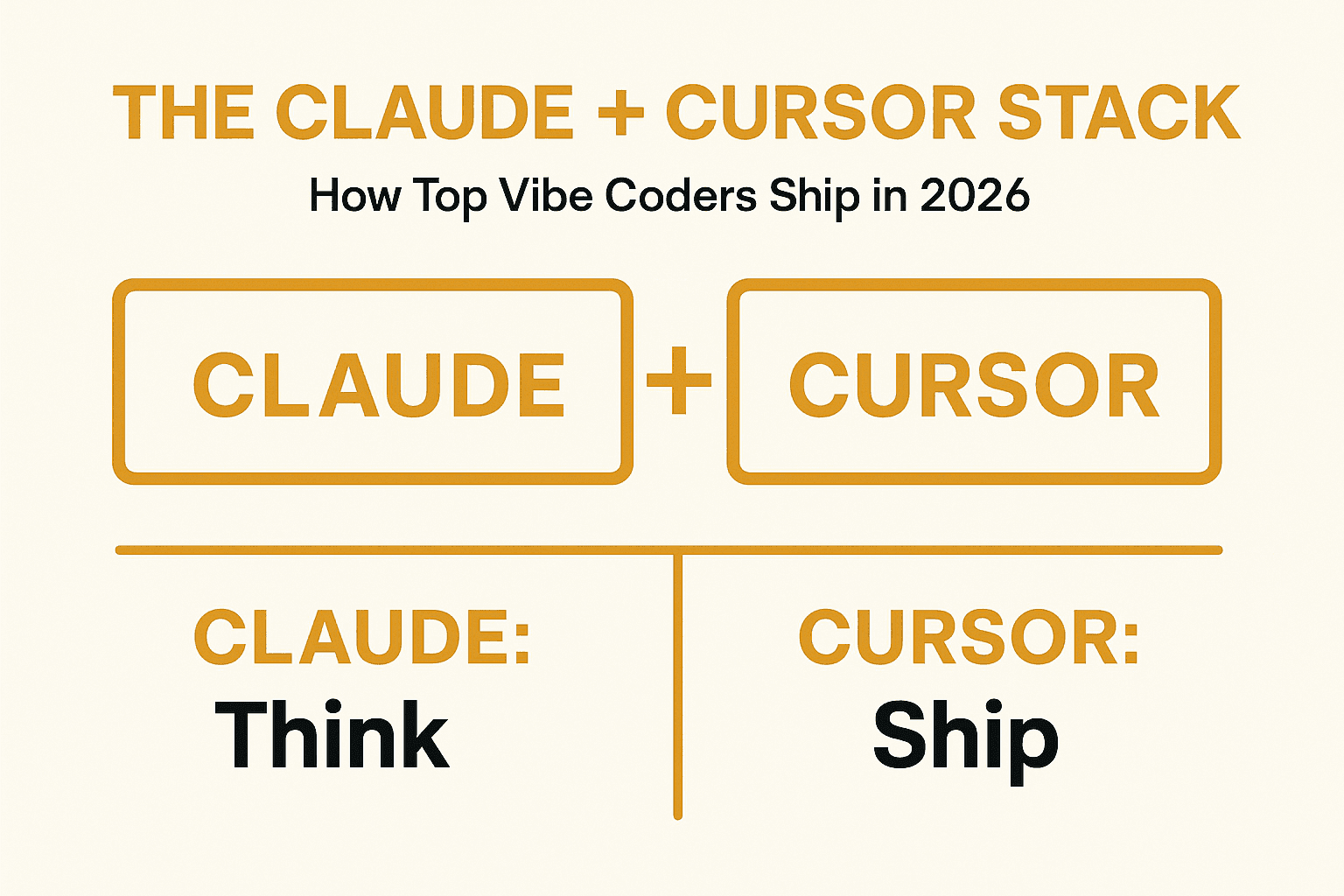 Cover Image for The Claude + Cursor Stack: How Top Vibe Coders Actually Ship in 2026